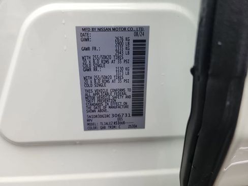 Used 2024 Nissan Pathfinder Platinum w/ Cargo Package image 37