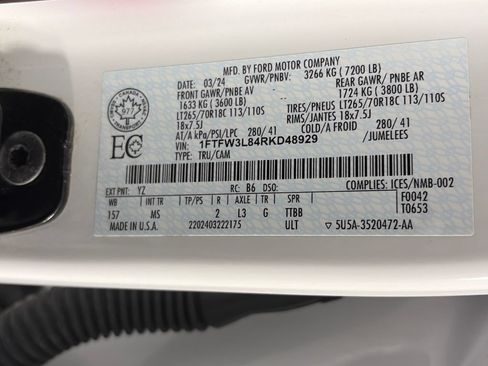 Certified 2024 Ford F150 XLT AWD/4WD image 9