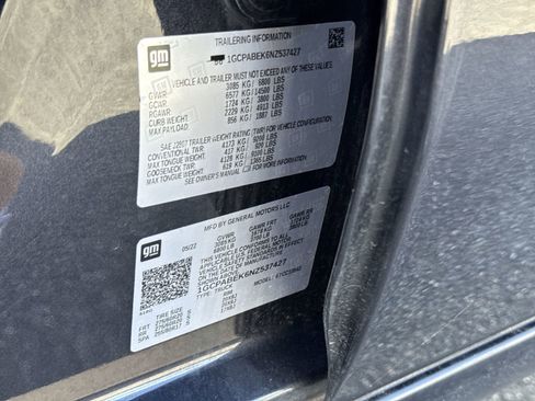 Used 2022 Chevrolet Silverado 1500 Custom w/ LPO, Dark Essentials Package image 34