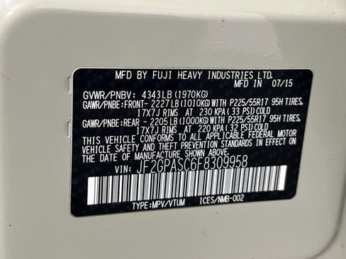 Used 2015 Subaru Crosstrek 2.0i Limited AWD/4WD image 31