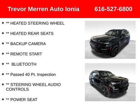 Used 2023 Jeep Grand Cherokee Limited w/ Black Appearance Package AWD/4WD image 14