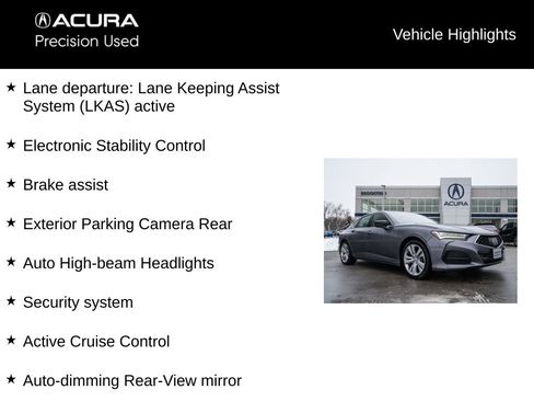 Certified 2021 Acura TLX SH-AWD w/ Technology Package image 17