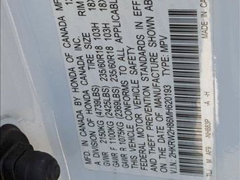 Used 2021 Honda CR-V EX-L image 23