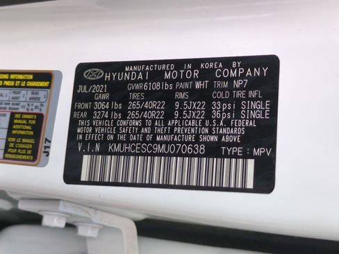 Used 2021 Genesis GV80 3.5T w/ Prestige Package 07 image 34