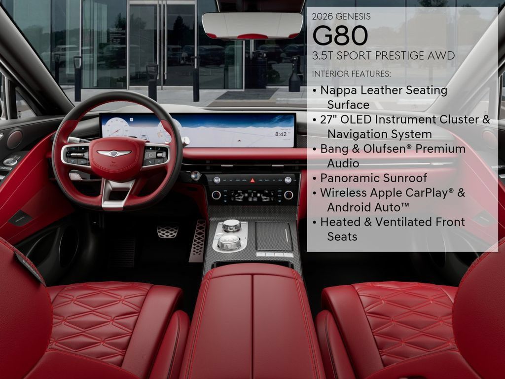 New 2026 Genesis G80 3.5T Sport Prestige AWD/4WD image 17