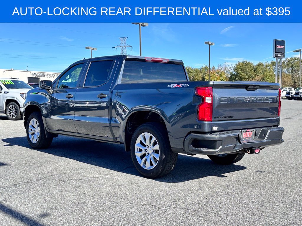 Certified 2021 Chevrolet Silverado 1500 Custom w/ LPO, Dark Essentials Package AWD/4WD image 8