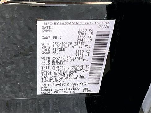 New 2026 Nissan Pathfinder Platinum image 8