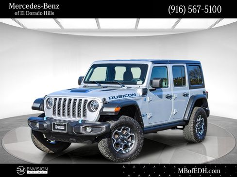 Used 2023 Jeep Wrangler Unlimited Rubicon 4xe w/ Cold Weather Group image 1