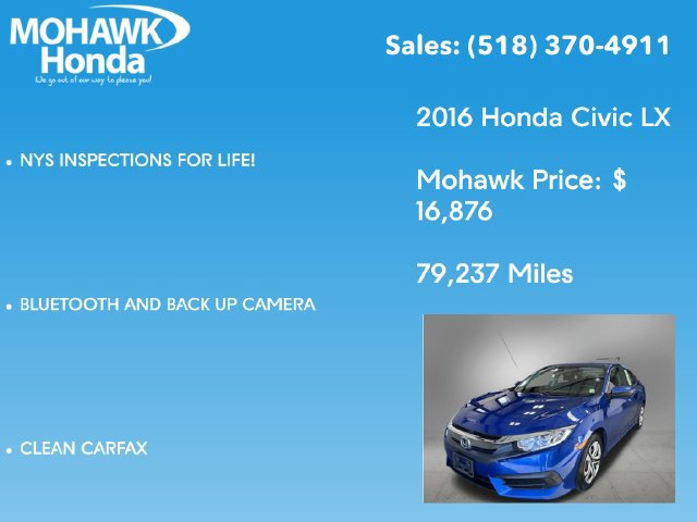 Used 2016 Honda Civic LX image 7