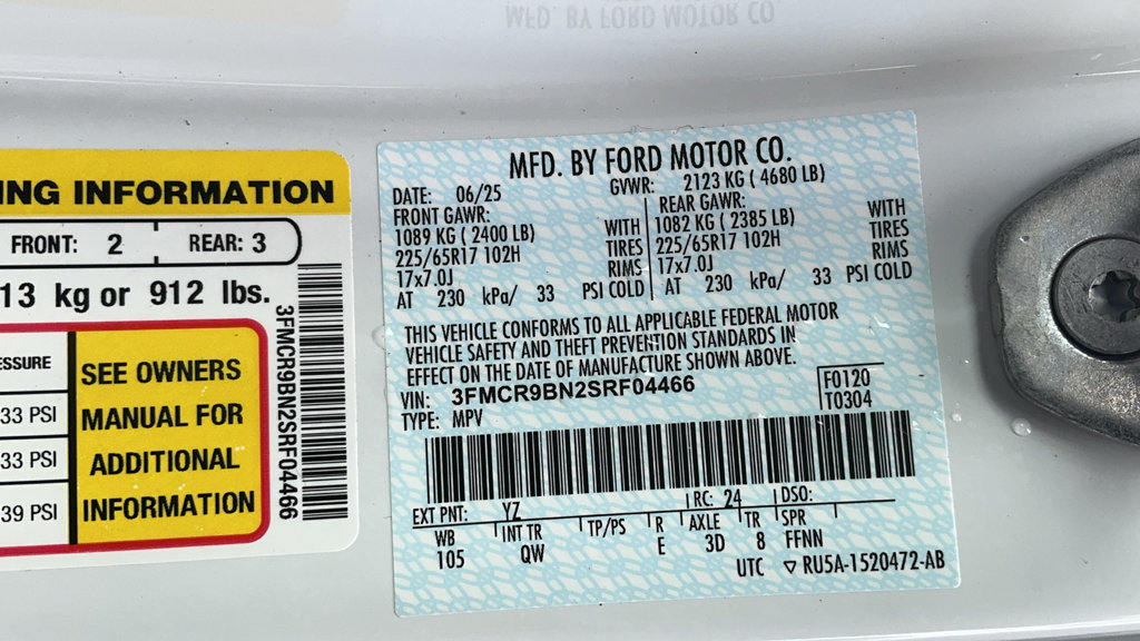 Certified 2025 Ford Bronco Sport Big Bend AWD/4WD image 24