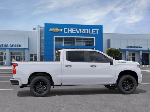 New 2026 Chevrolet Silverado 1500 Custom w/ LPO, Dark Essentials Package AWD/4WD image 3