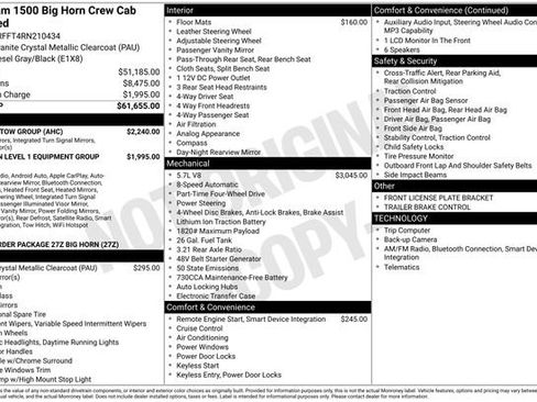 Used 2024 RAM 1500 Big Horn w/ Trailer Tow Group AWD/4WD image 7