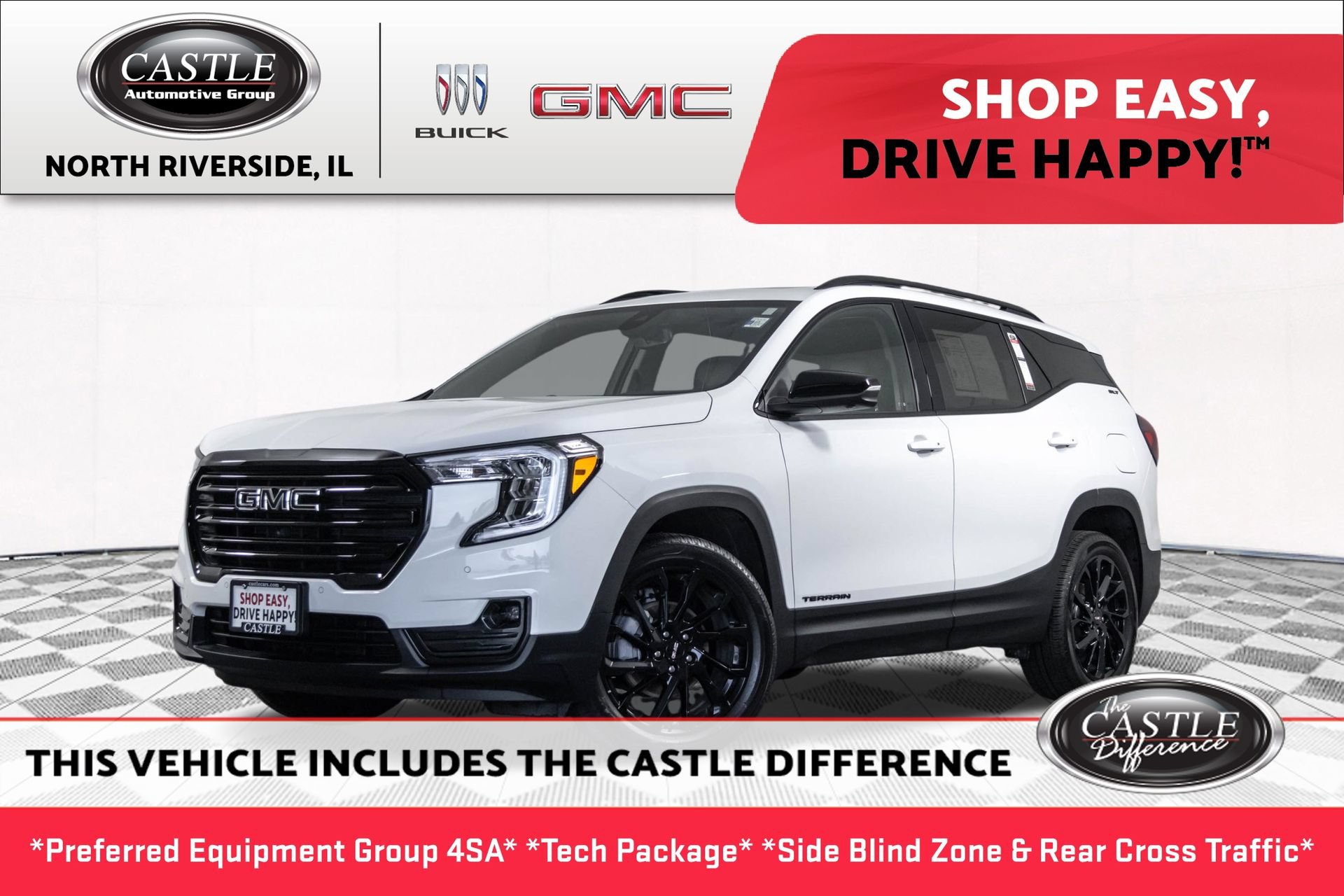 Certified 2023 GMC Terrain SLT w/ Tech Package AWD/4WD image 1