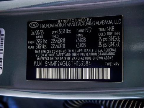 Certified 2026 Hyundai Santa Fe SEL FWD image 44