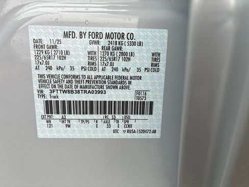 New 2026 Ford Maverick XL w/ Equipment Group 101A AWD/4WD image 63