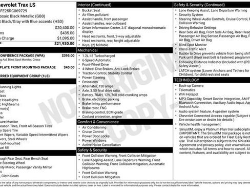 Used 2024 Chevrolet Trax LS w/ Driver Confidence Package FWD image 31