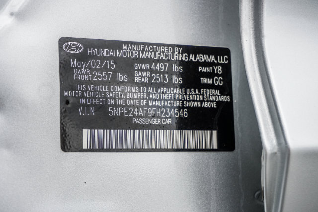 Used 2015 Hyundai Sonata SE w/ Option Group 09 FWD image 12