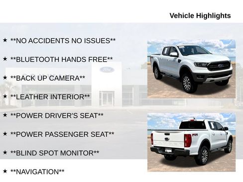Certified 2022 Ford Ranger Lariat w/ Equipment Group 501A High AWD/4WD image 6