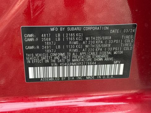 Used 2024 Subaru Crosstrek 2.5i Limited AWD/4WD image 25