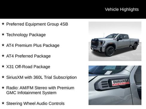 Certified 2026 GMC Sierra 3500 AT4 w/ AT4 Premium Plus Package AWD/4WD image 7