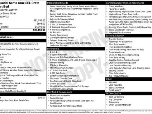 Used 2024 Hyundai Santa Cruz SEL image 49