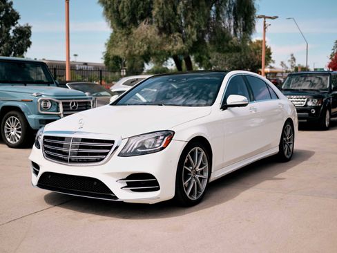 Used 2019 Mercedes-Benz S 560 Sedan w/ AMG Line Exterior image 1