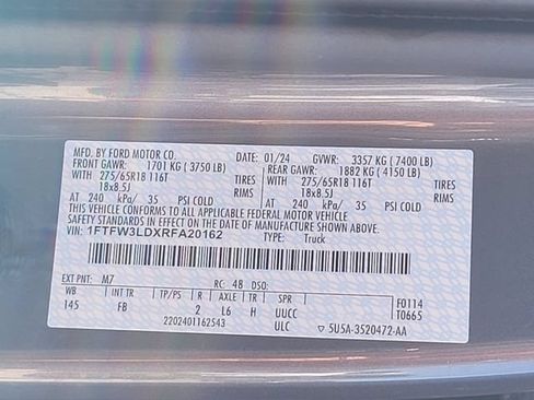 Certified 2024 Ford F150 XLT w/ Equipment Group 302A MID AWD/4WD image 18