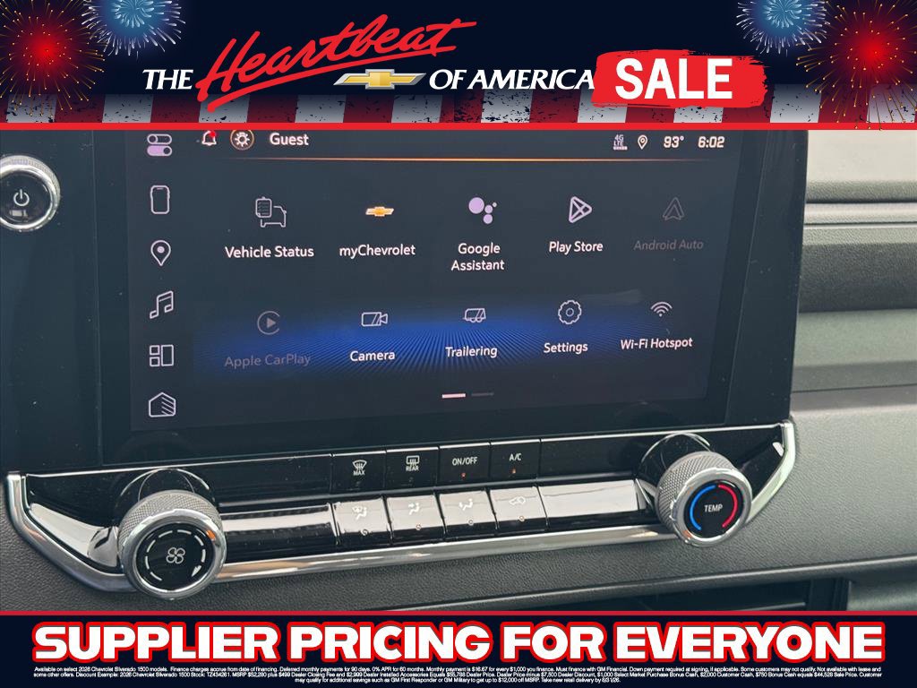New 2026 Chevrolet Colorado W/T w/ WT Custom Package RWD image 15