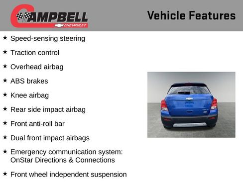 Used 2015 Chevrolet Trax LT w/ LT Sun and Sound Package image 16