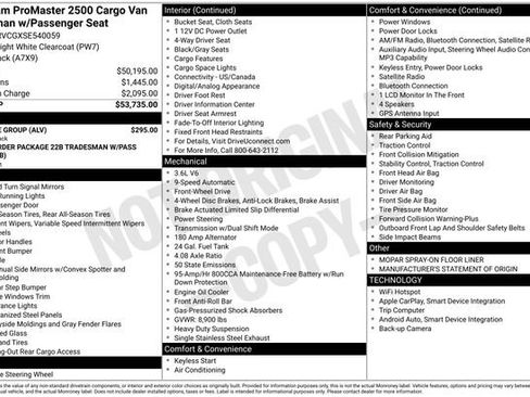 New 2025 RAM ProMaster 2500 w/ Storage Group image 27