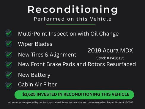 Used 2019 Acura MDX w/ Technology Package AWD/4WD image 6