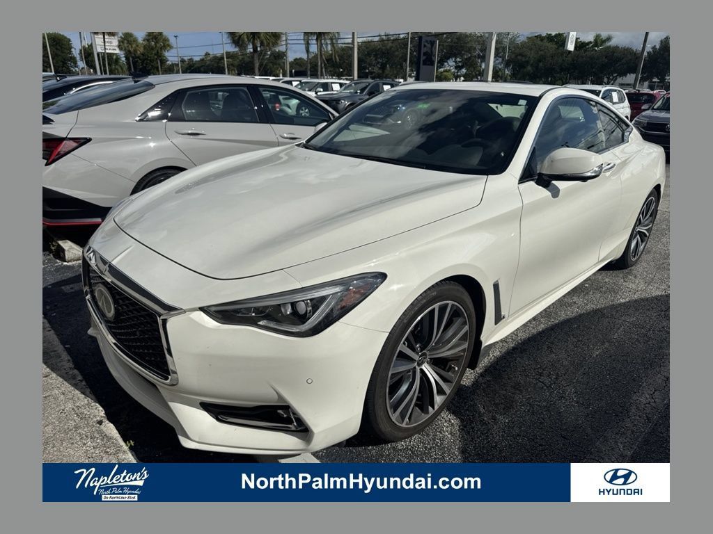 Used 2022 INFINITI Q60 3.0t Luxe w/ Cargo Package RWD image 1