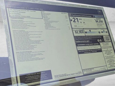 New 2026 Land Rover Range Rover Long Wheelbase SE image 20