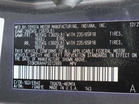 Used 2023 Toyota Highlander XLE FWD image 36