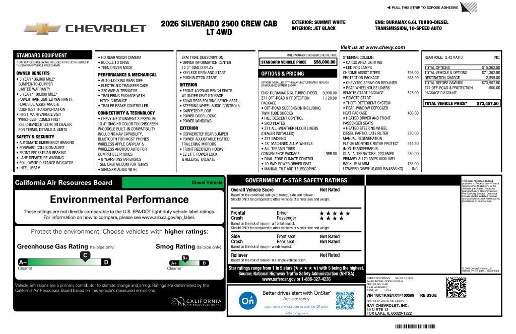 Used 2026 Chevrolet Silverado 2500 LT AWD/4WD image 4