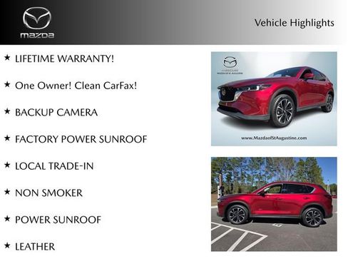Used 2023 MAZDA CX-5 AWD 2.5 S w/ Premium Package image 2