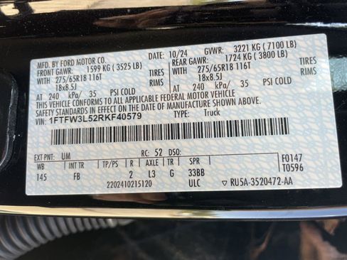 Used 2024 Ford F150 XLT w/ Equipment Group 302A MID image 11