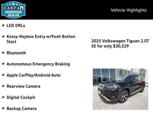 Certified 2025 Volkswagen Tiguan SE image 4