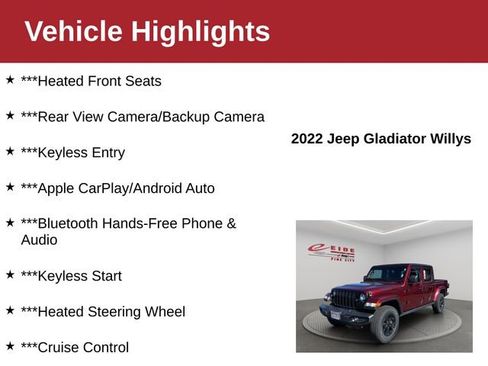 Used 2022 Jeep Gladiator Sport AWD/4WD image 4