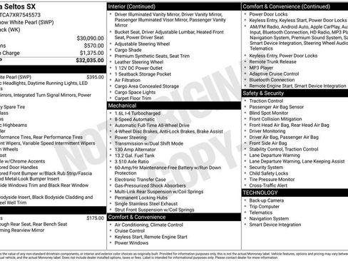 Used 2024 Kia Seltos SX image 8