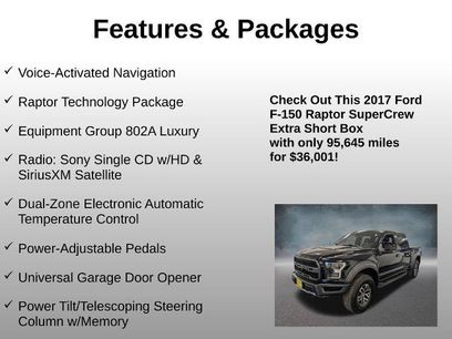 Certified 2017 Ford F150 Raptor w/ Equipment Group 802A Luxury