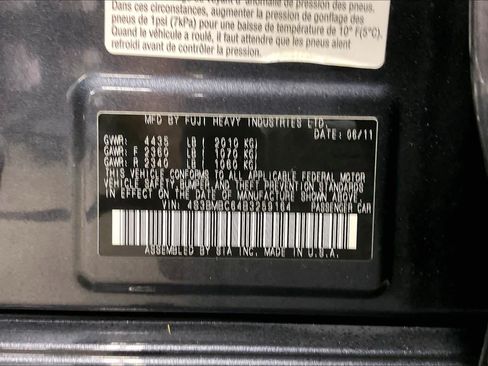Used 2011 Subaru Legacy 2.5i Premium w/ All-Weather Pkg AWD/4WD image 32