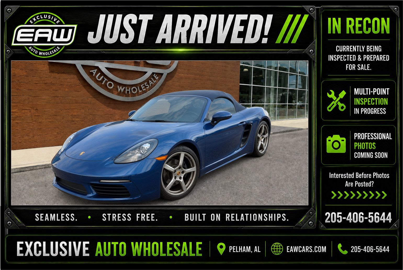 Used 2017 Porsche 718 Boxster RWD image 1