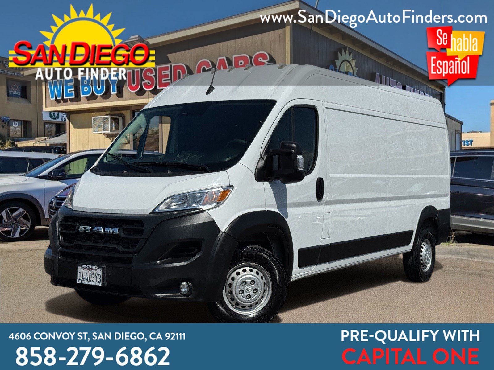 Used 2025 RAM ProMaster 2500 w/ Convenience Group FWD image 1