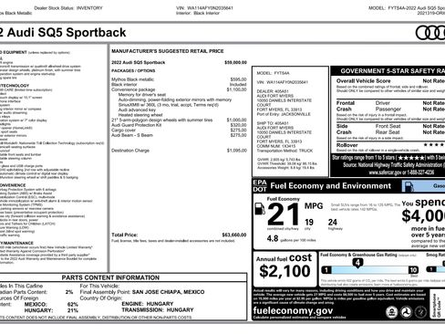 Used 2022 Audi SQ5 Premium w/ Convenience Package image 11