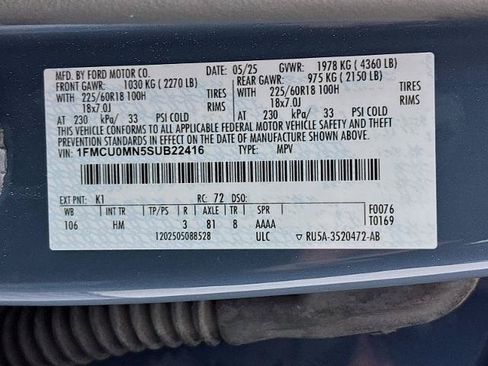 Certified 2025 Ford Escape ST-Line FWD image 29