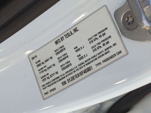 Used 2019 Tesla Model 3 Standard Range Plus image 34