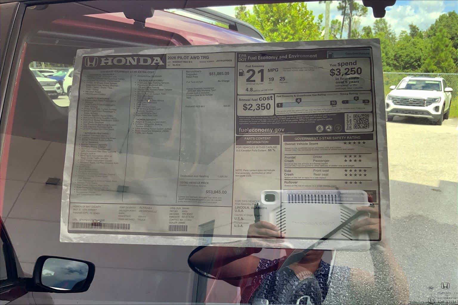 New 2026 Honda Pilot Touring image 19