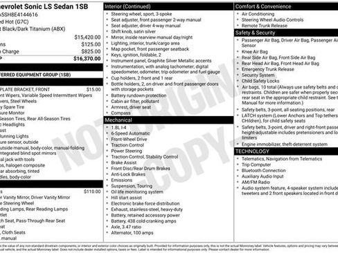 Used 2014 Chevrolet Sonic LS FWD image 27