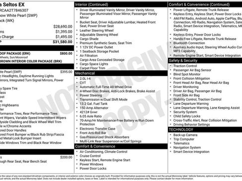 Certified 2026 Kia Seltos EX w/ EX Sunroof Package AWD/4WD image 37